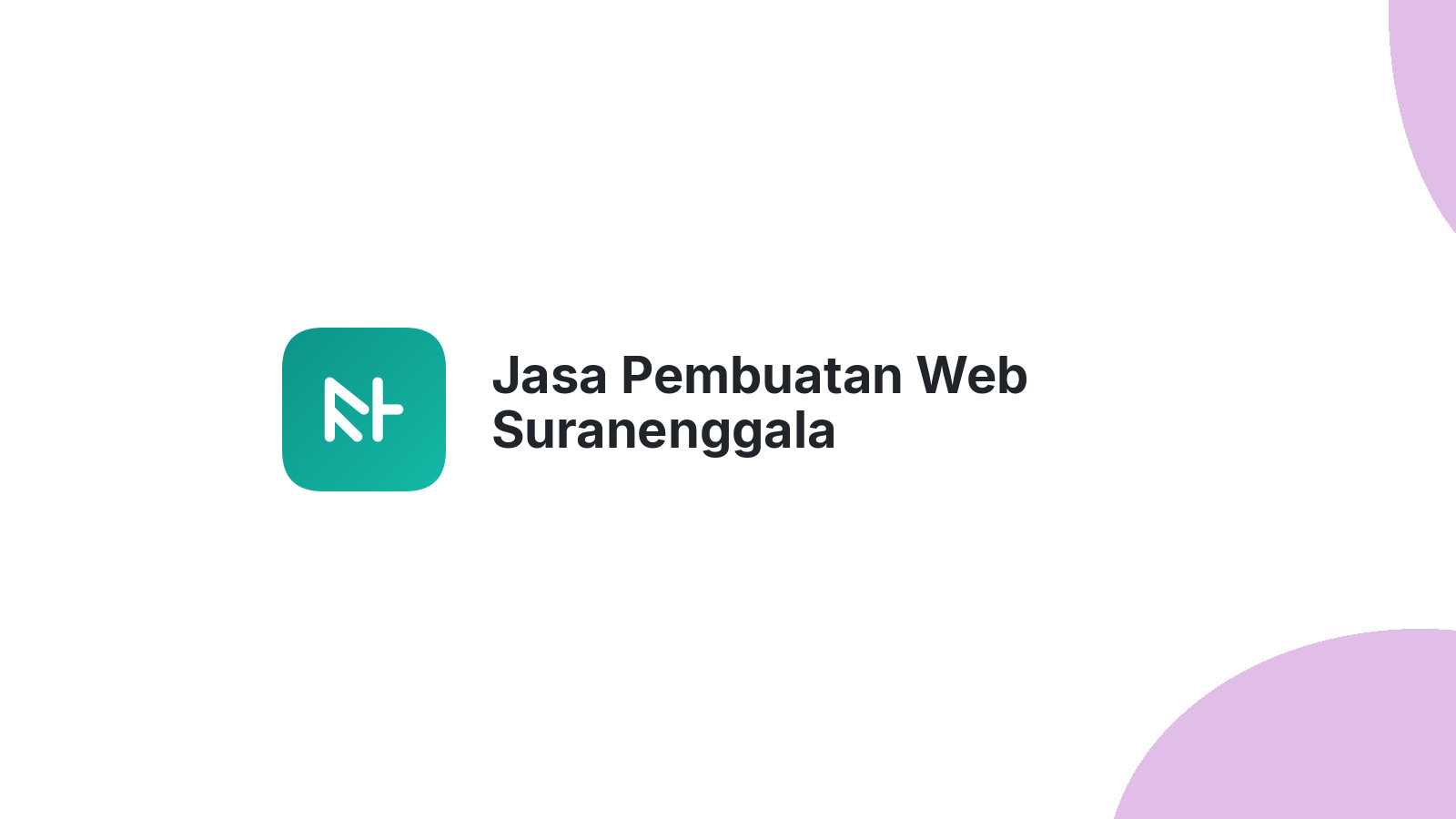Jasa Pembuatan Web Suranenggala