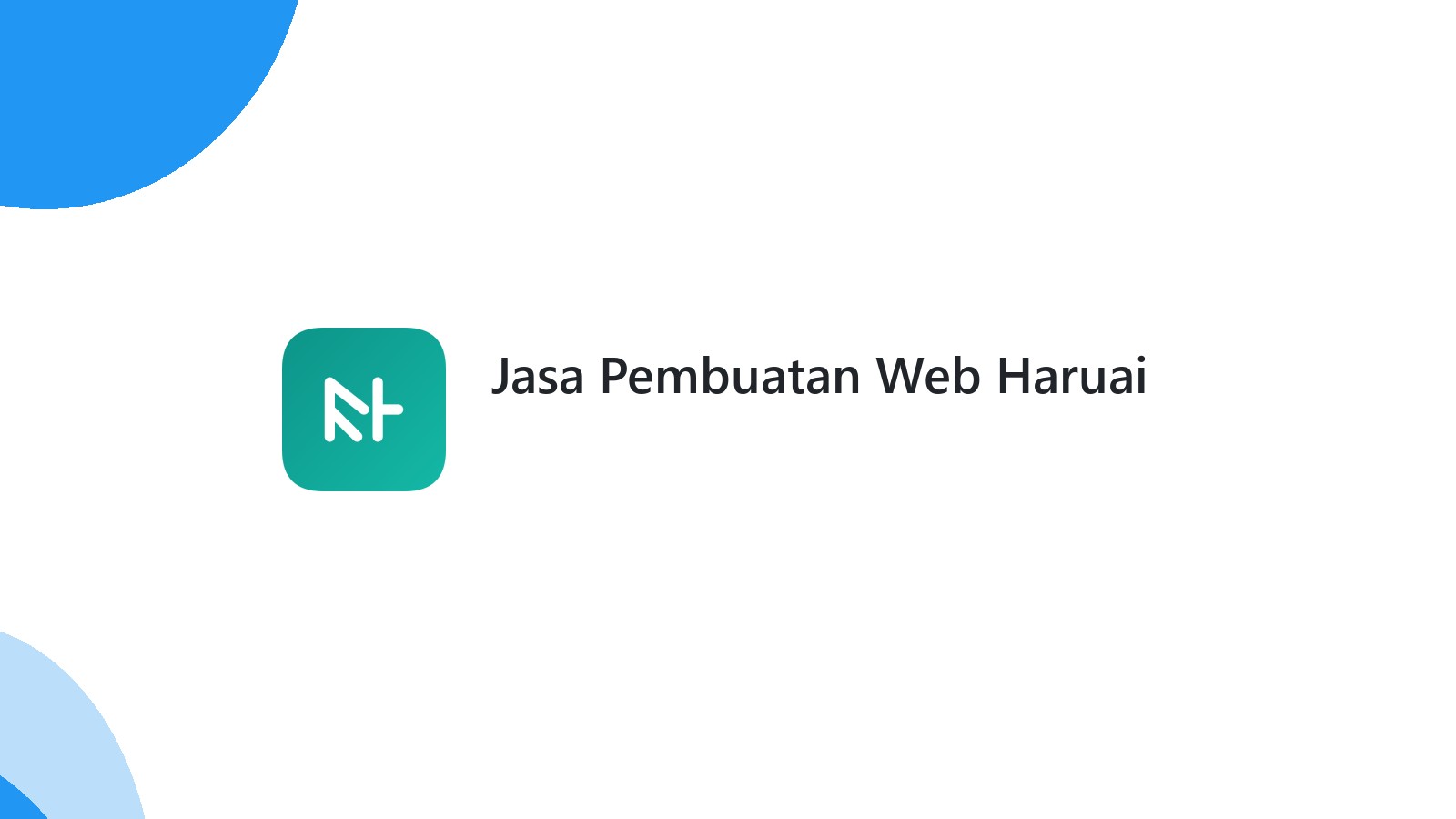 Jasa Pembuatan Web Haruai