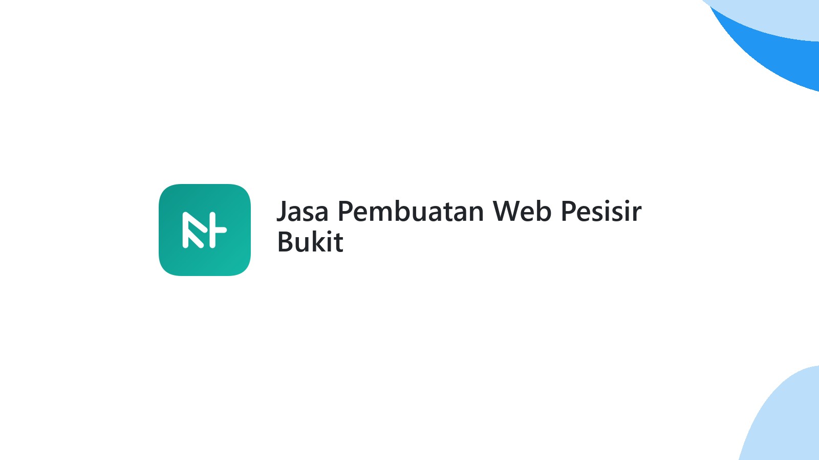 Jasa Pembuatan Web Pesisir Bukit