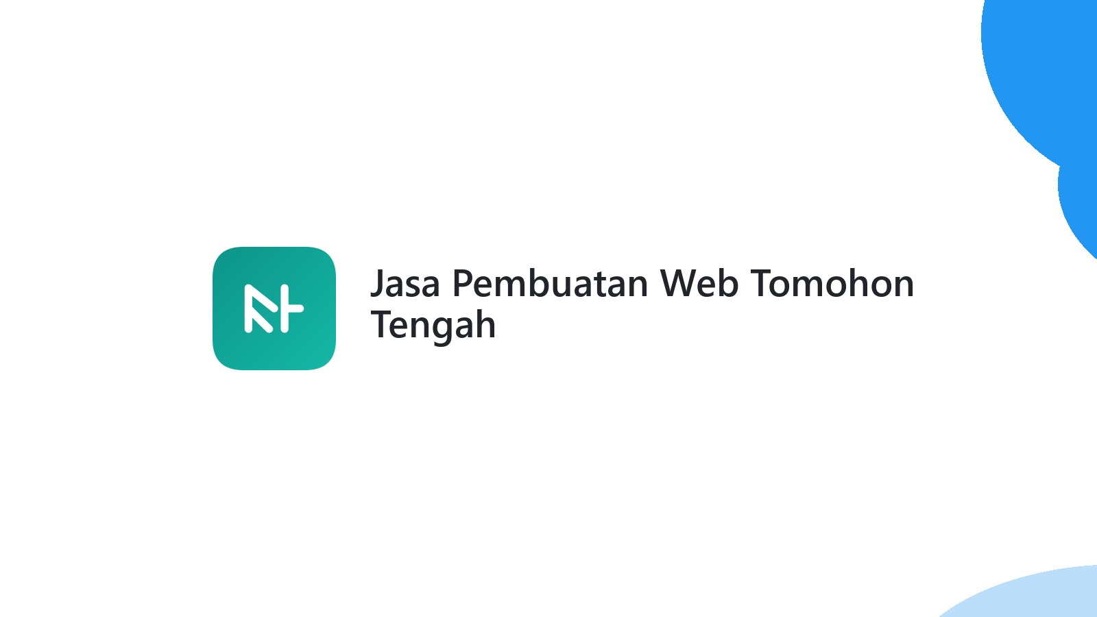 Jasa Pembuatan Web Tomohon Tengah