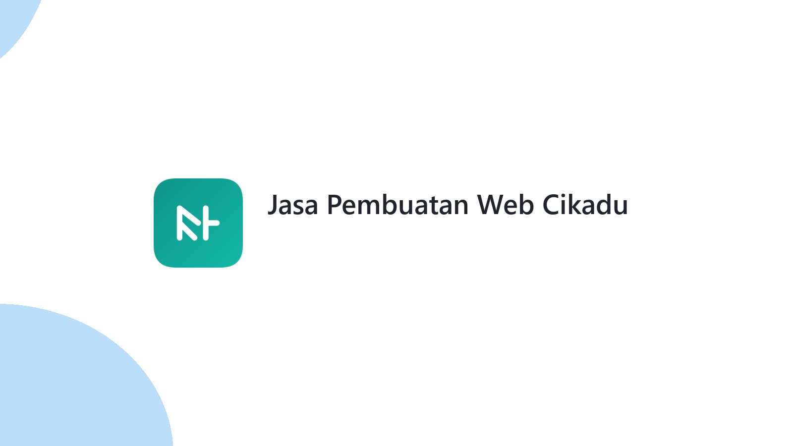 Jasa Pembuatan Web Cikadu