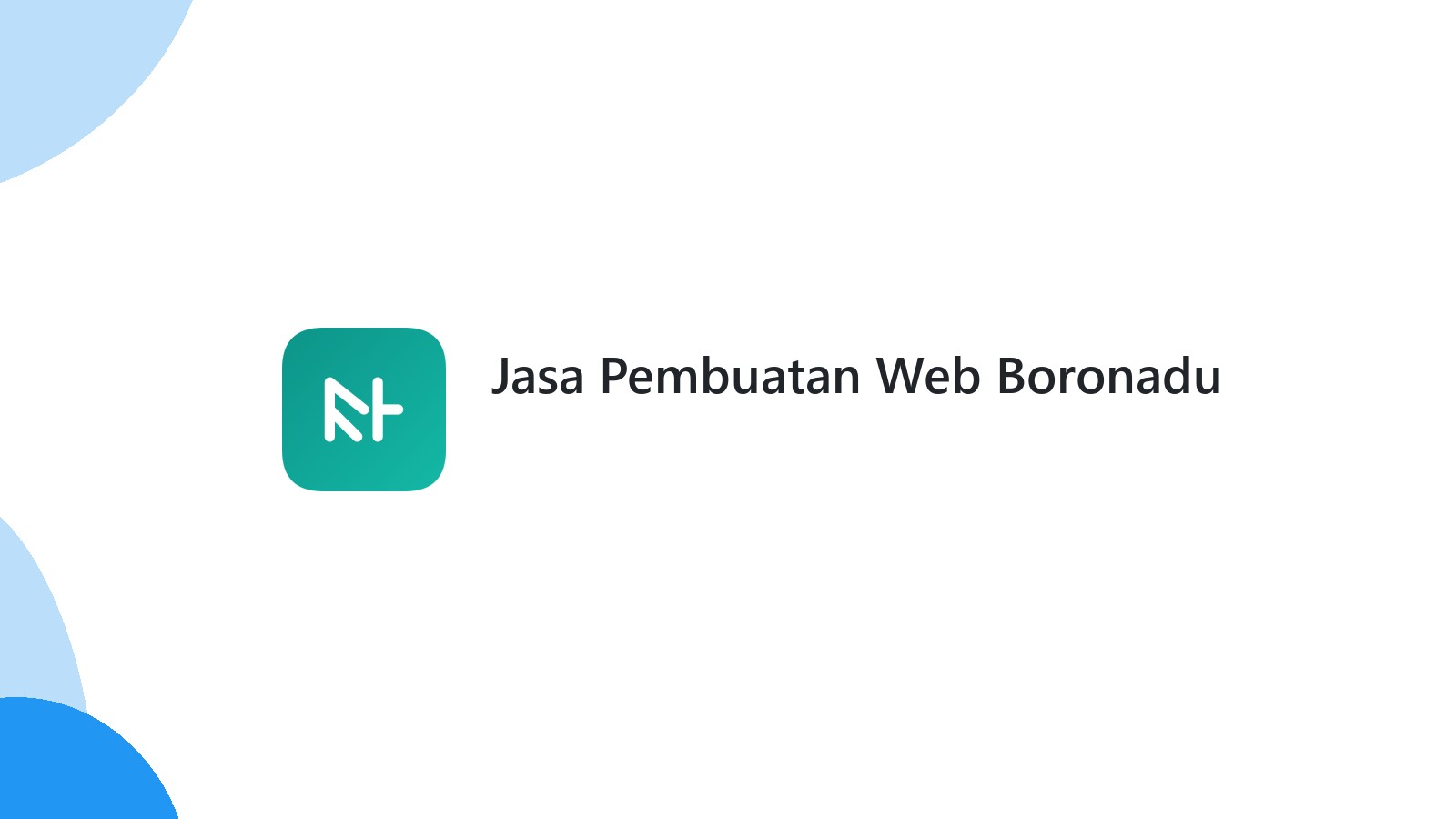 Jasa Pembuatan Web Boronadu