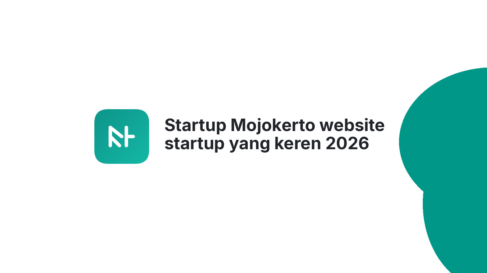 Startup Mojokerto website startup yang keren 2026