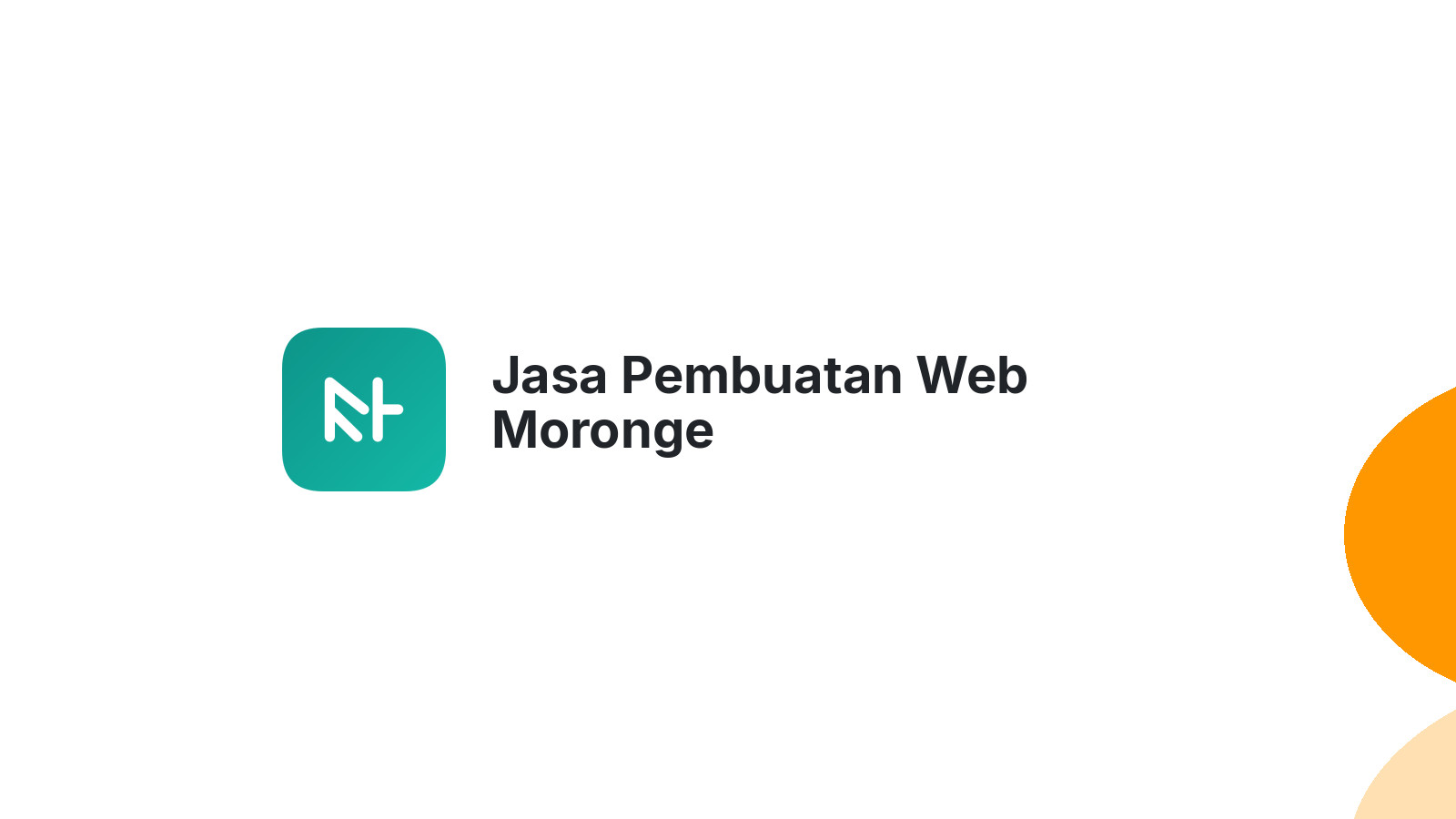 Jasa Pembuatan Web Moronge