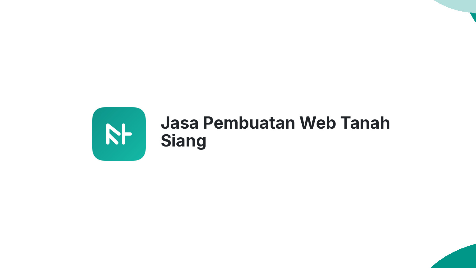 Jasa Pembuatan Web Tanah Siang