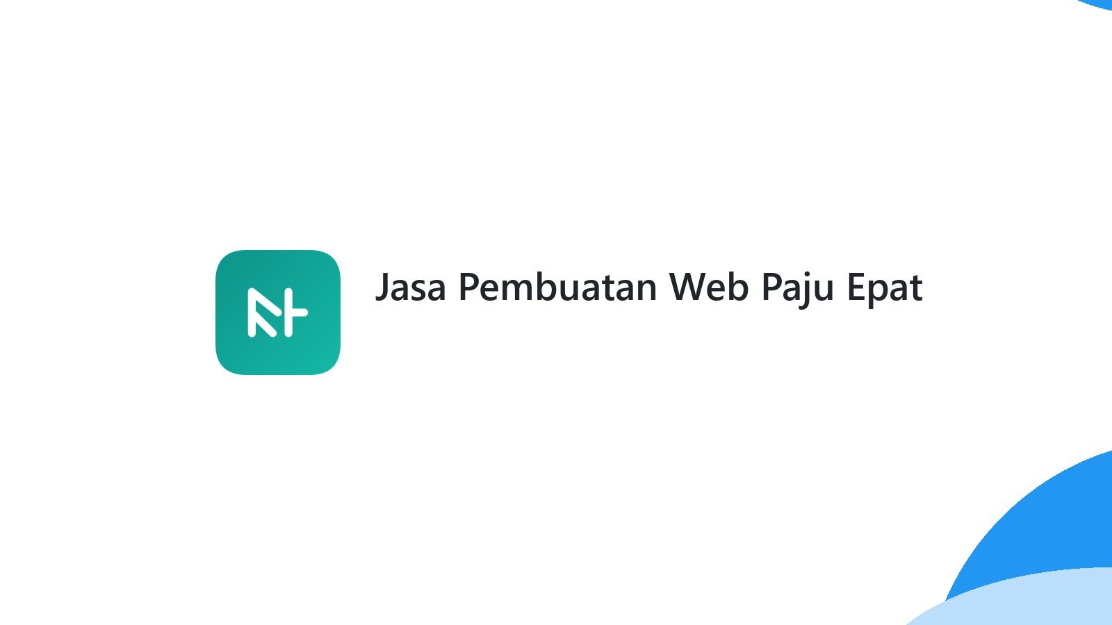 Jasa Pembuatan Web Paju Epat
