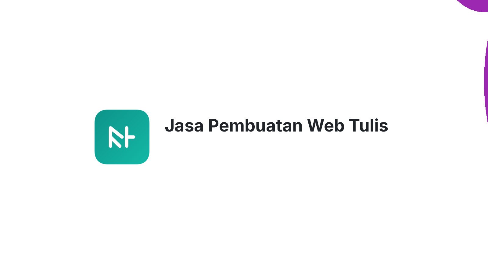 Jasa Pembuatan Web Tulis