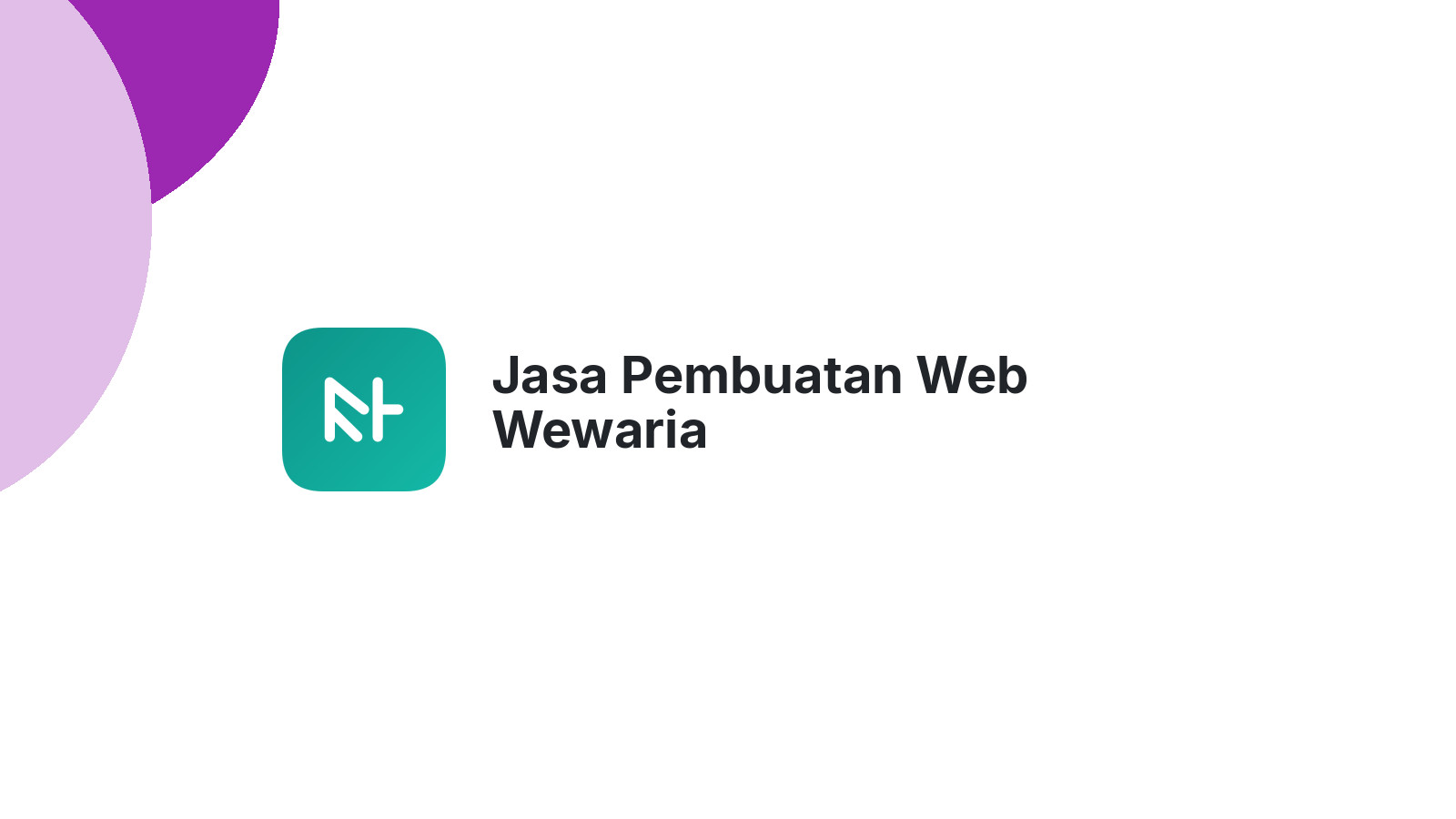 Jasa Pembuatan Web Wewaria
