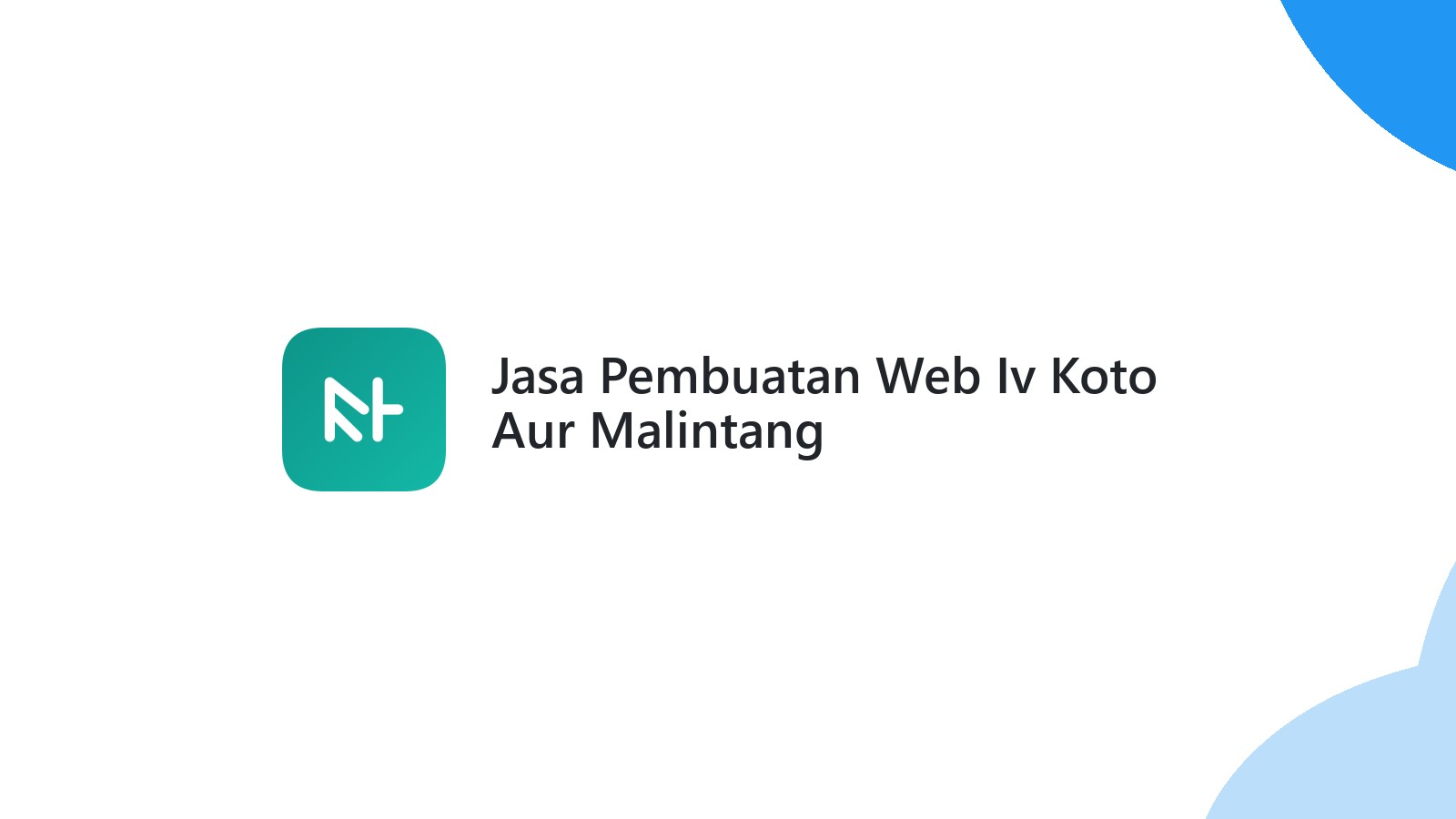 Jasa Pembuatan Web Iv Koto Aur Malintang