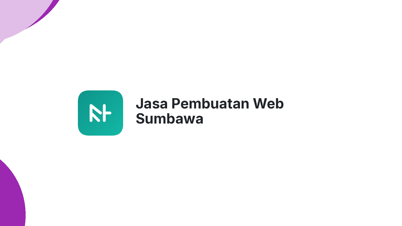 Jasa Pembuatan Web Sumbawa