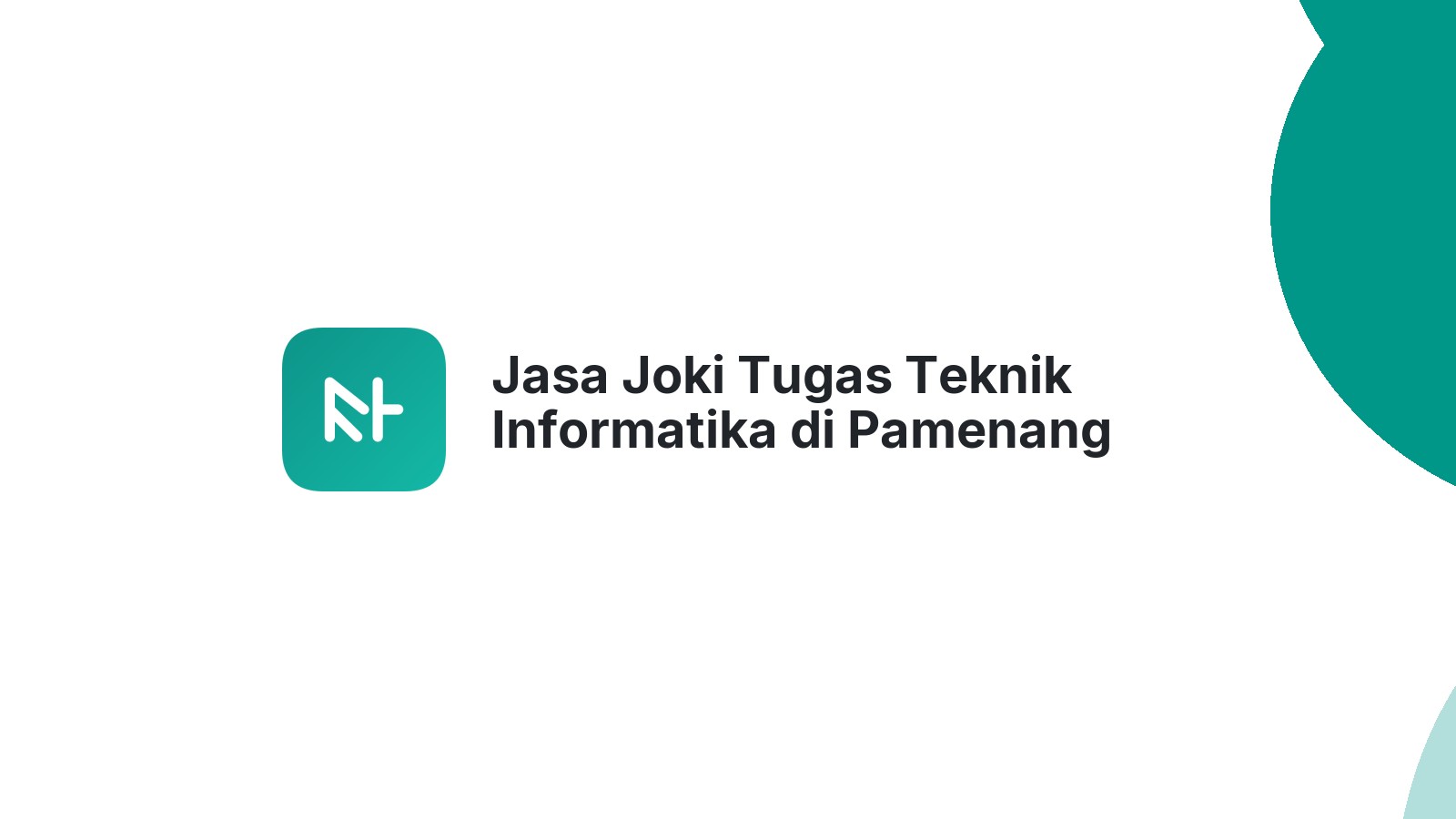 Jasa Joki Tugas Teknik Informatika di Pamenang