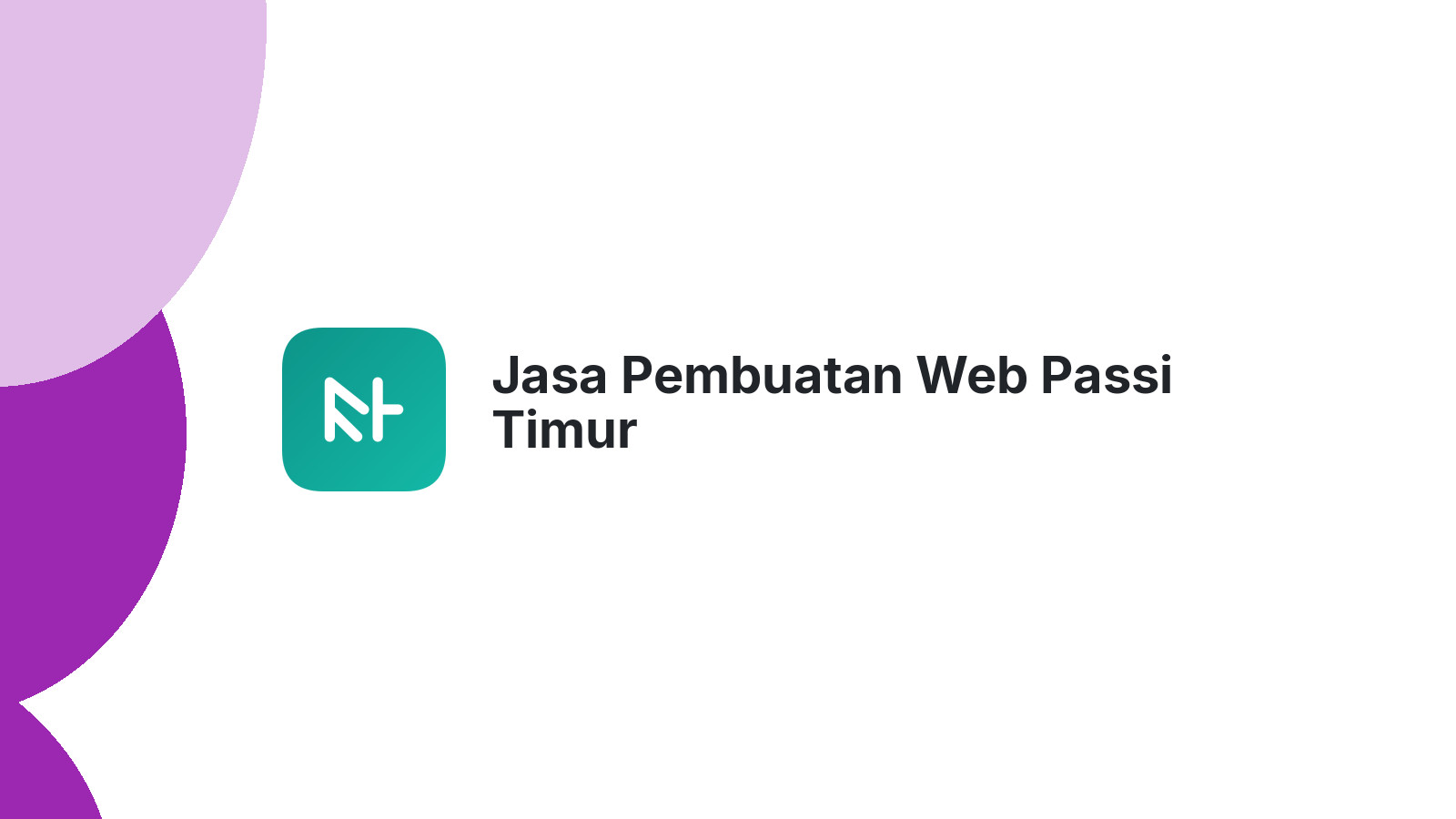 Jasa Pembuatan Web Passi Timur