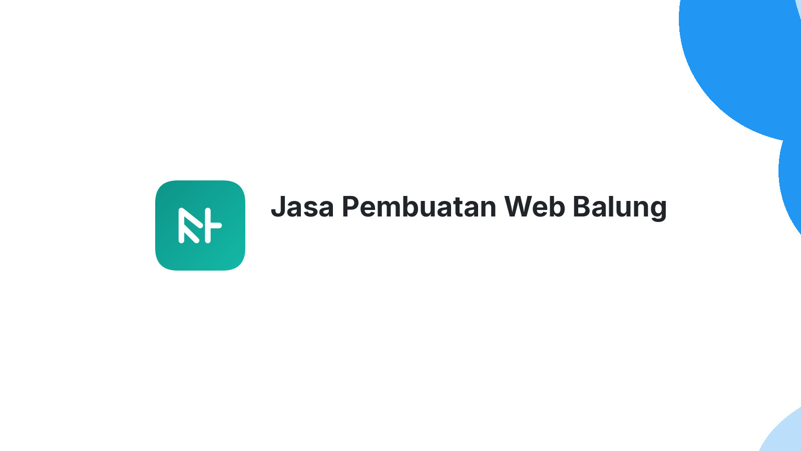 Jasa Pembuatan Web Balung