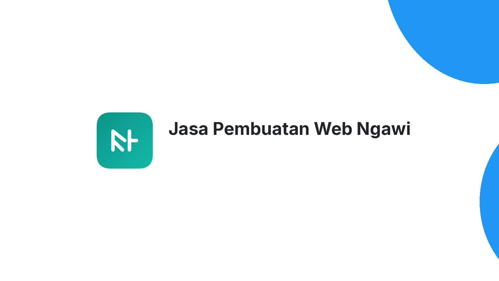 Jasa Pembuatan Web Ngawi