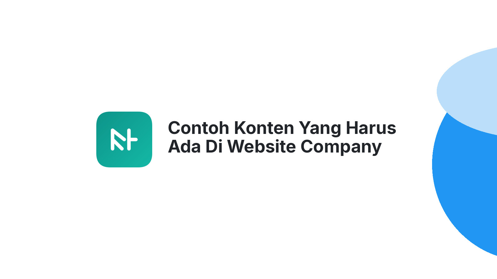 Contoh Konten Yang Harus Ada Di Website Company Profile