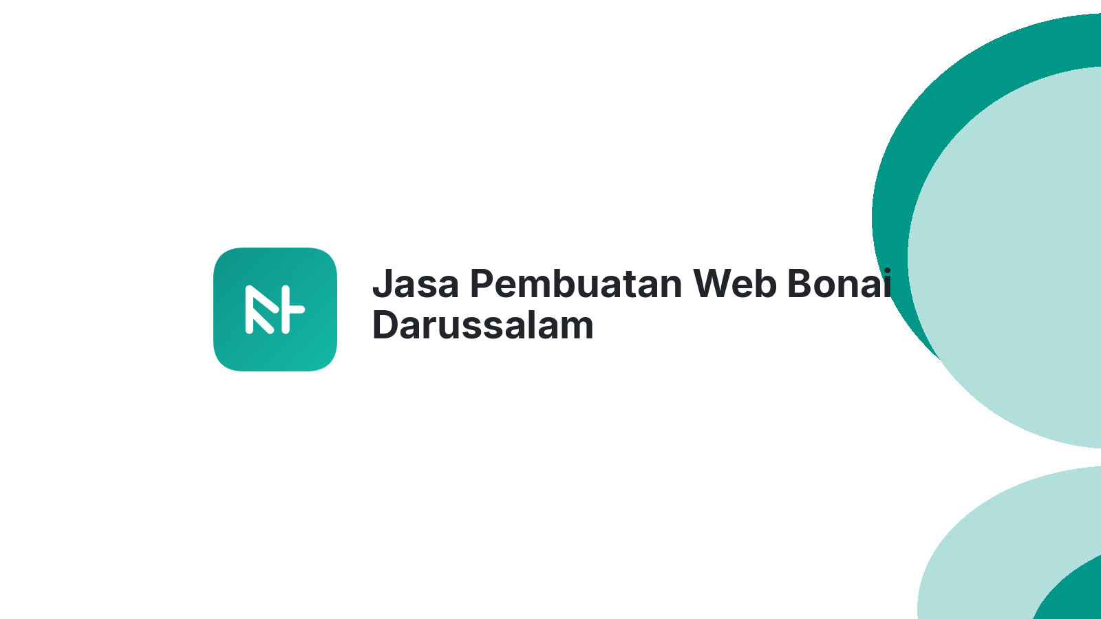 Jasa Pembuatan Web Bonai Darussalam