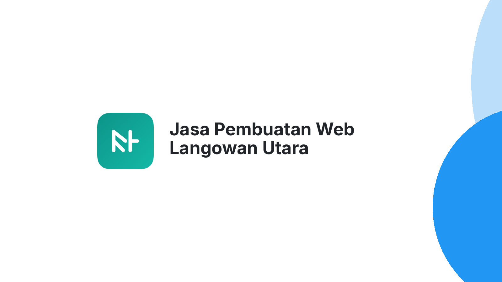 Jasa Pembuatan Web Langowan Utara