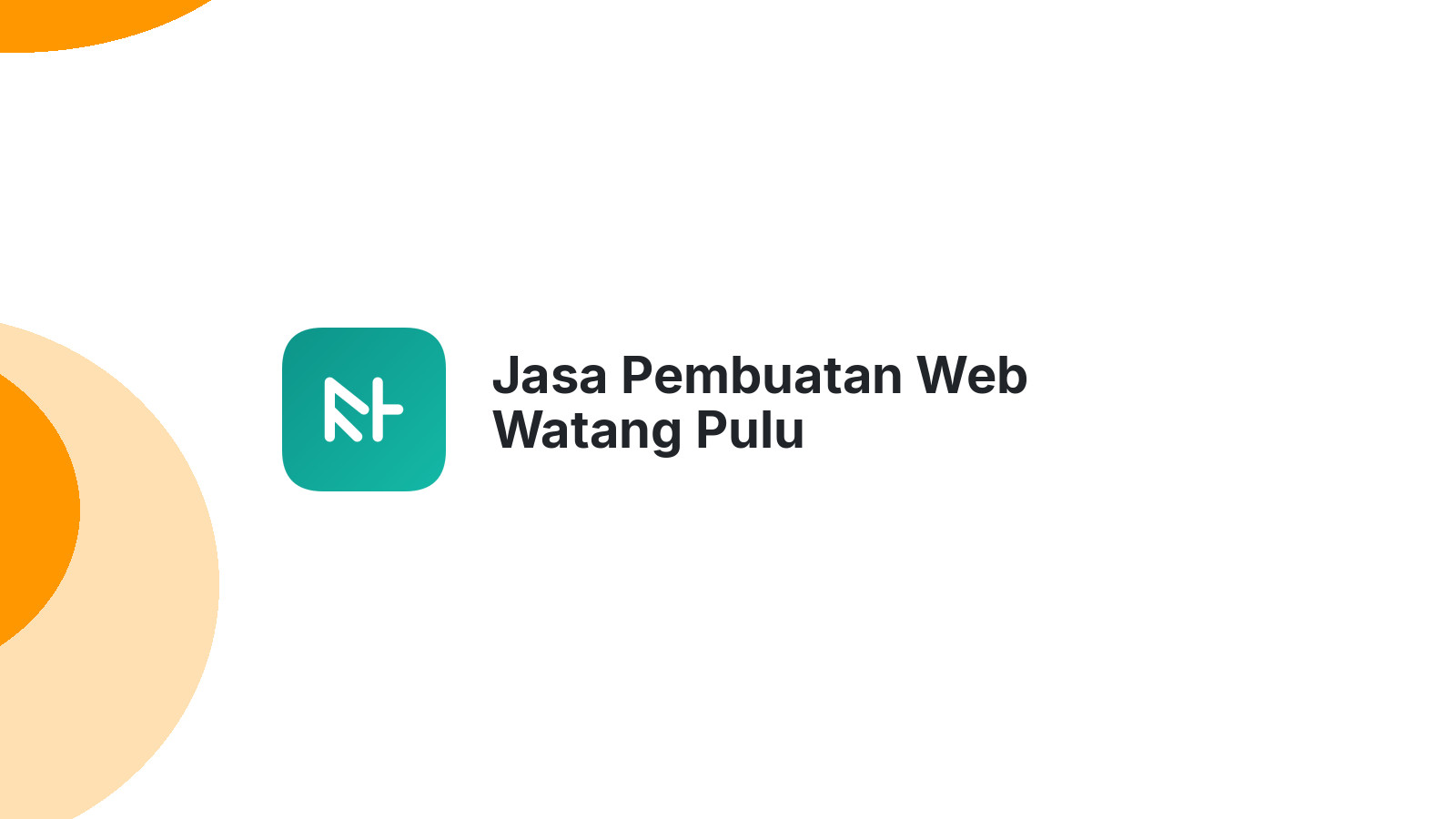 Jasa Pembuatan Web Watang Pulu