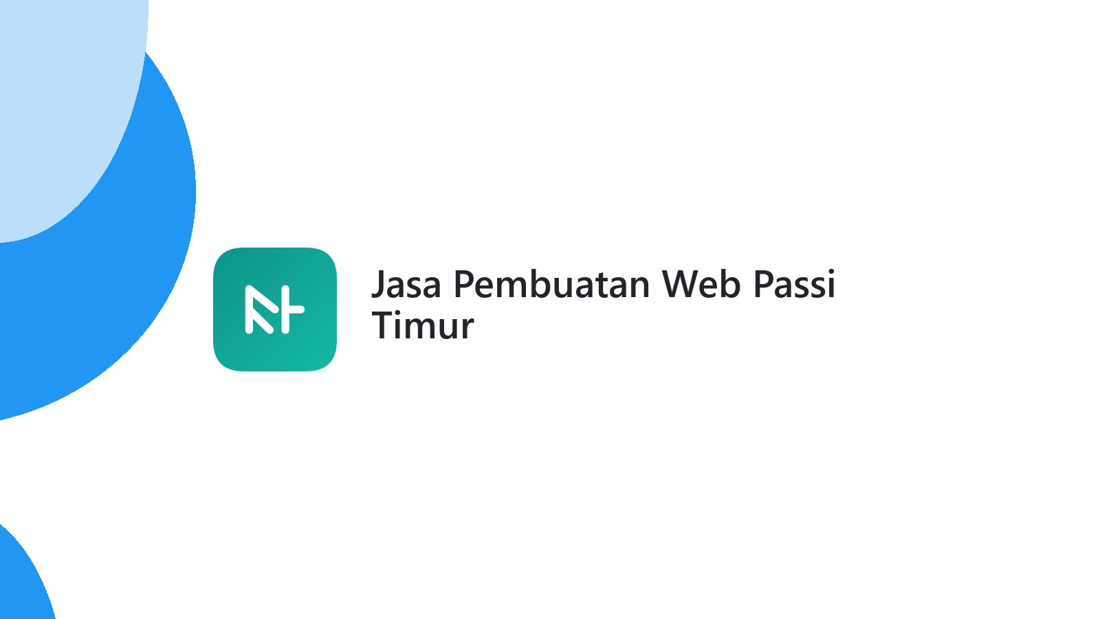 Jasa Pembuatan Web Passi Timur