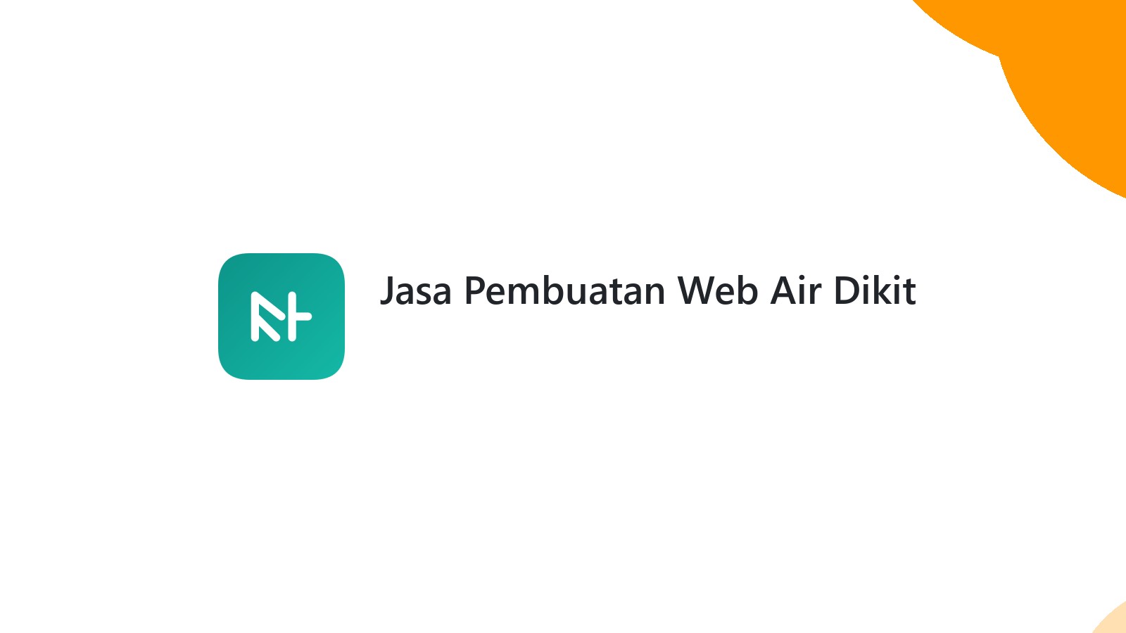 Jasa Pembuatan Web Air Dikit