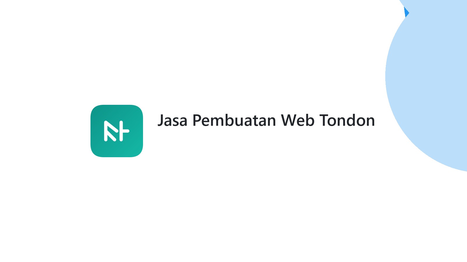 Jasa Pembuatan Web Tondon