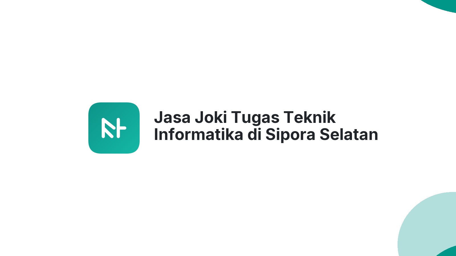 Jasa Joki Tugas Teknik Informatika di Sipora Selatan