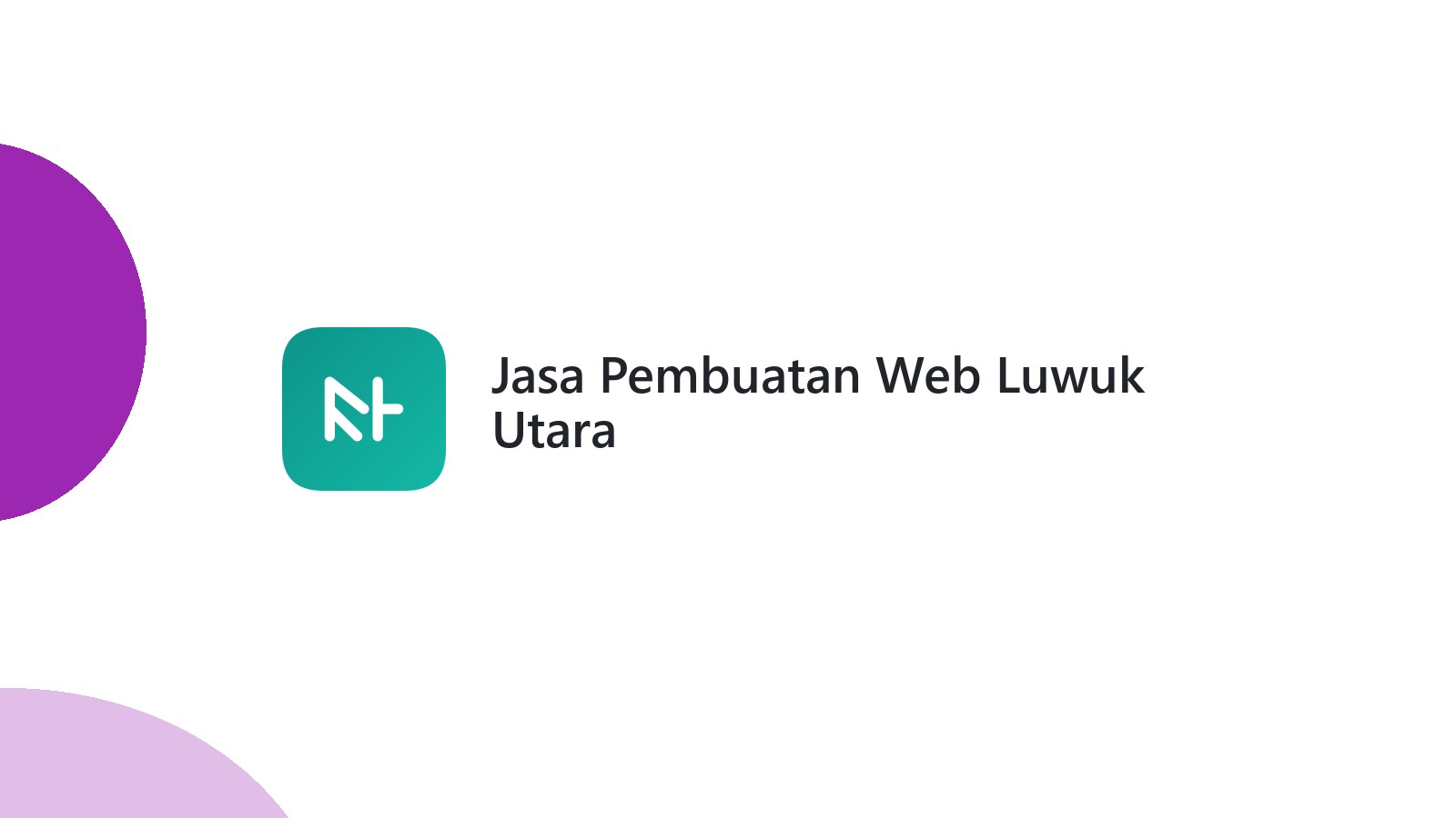 Jasa Pembuatan Web Luwuk Utara