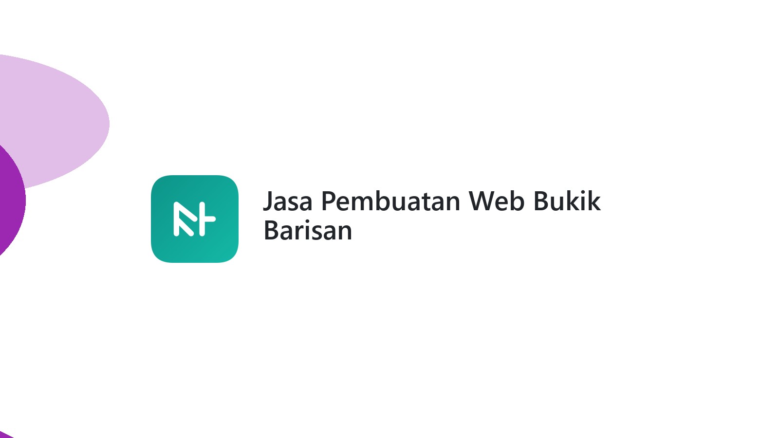 Jasa Pembuatan Web Bukik Barisan