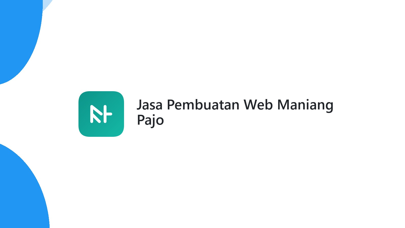 Jasa Pembuatan Web Maniang Pajo