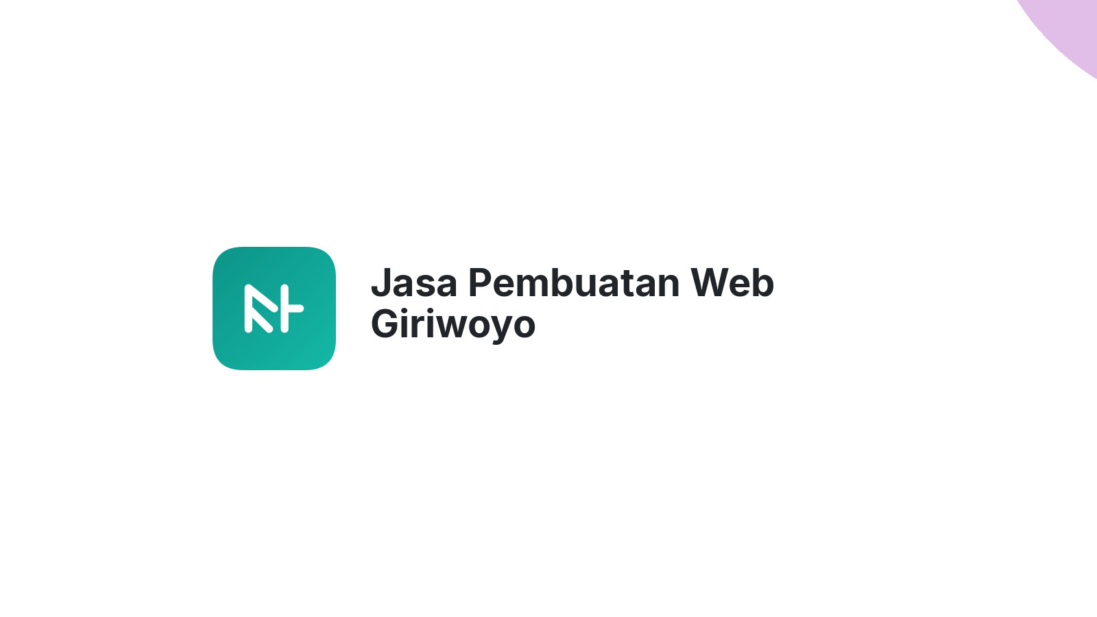 Jasa Pembuatan Web Giriwoyo