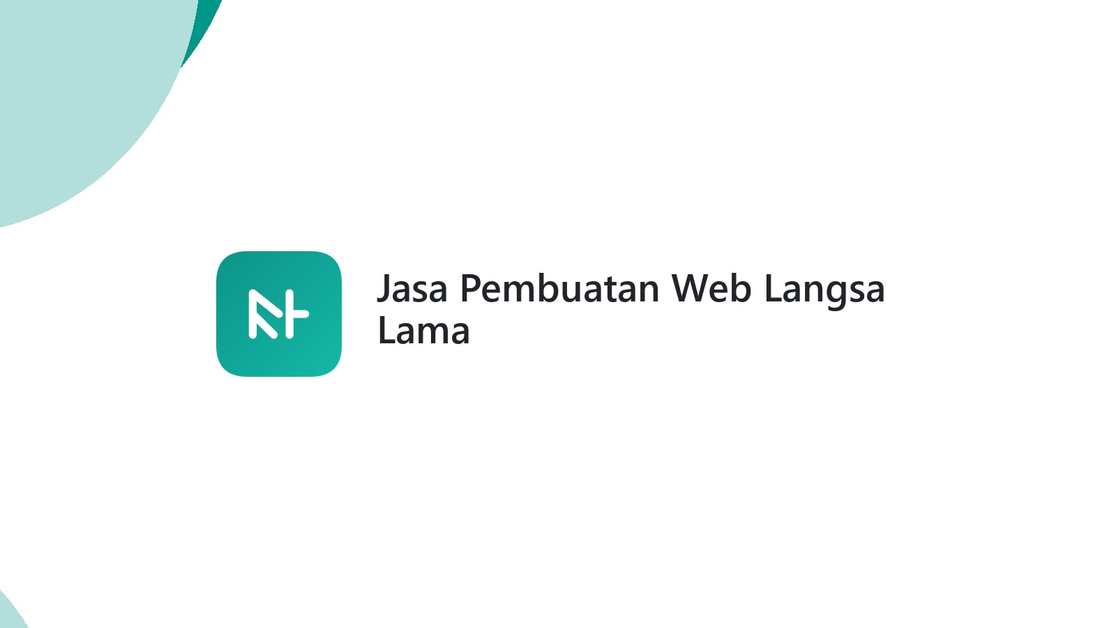 Jasa Pembuatan Web Langsa Lama