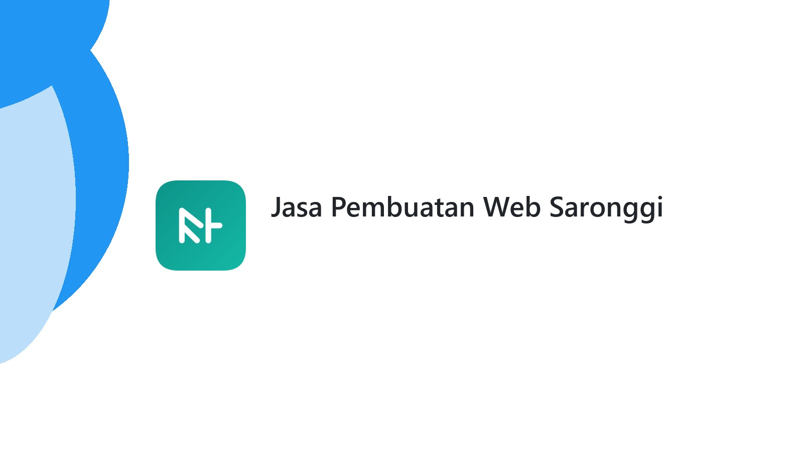 Jasa Pembuatan Web Saronggi