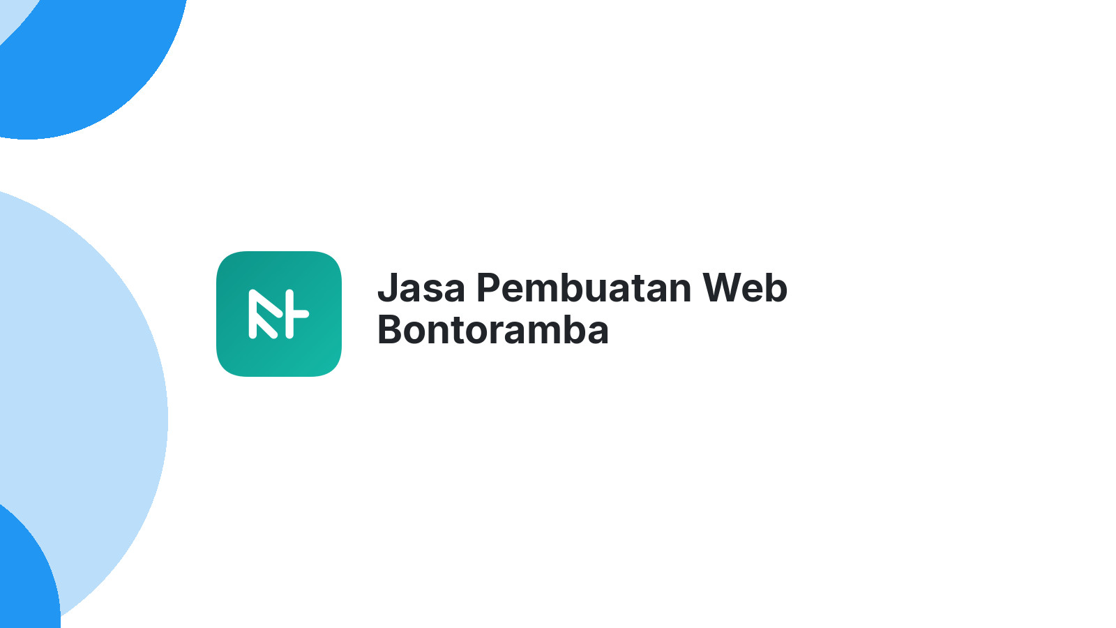 Jasa Pembuatan Web Bontoramba