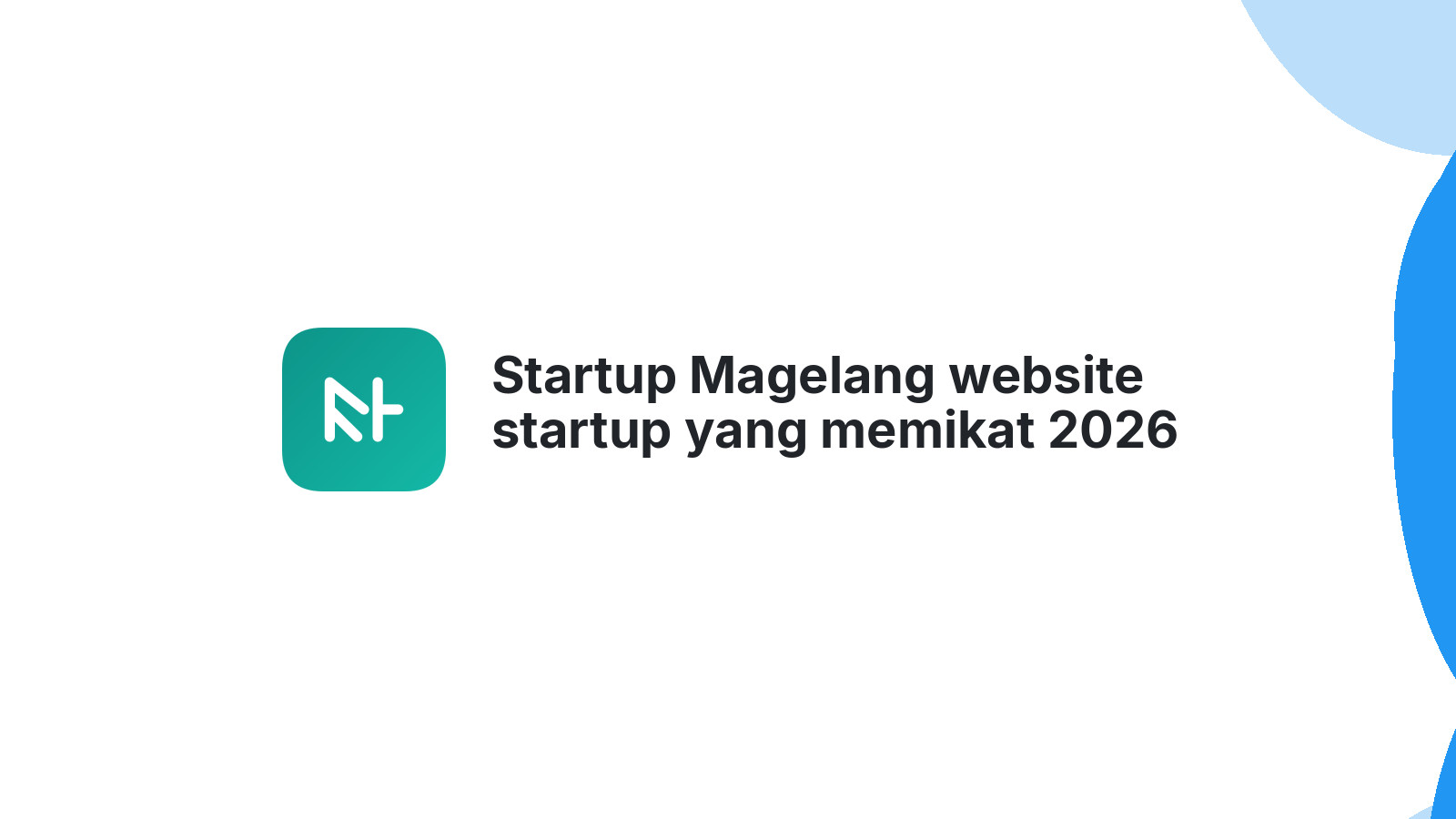 Startup Magelang website startup yang memikat 2026