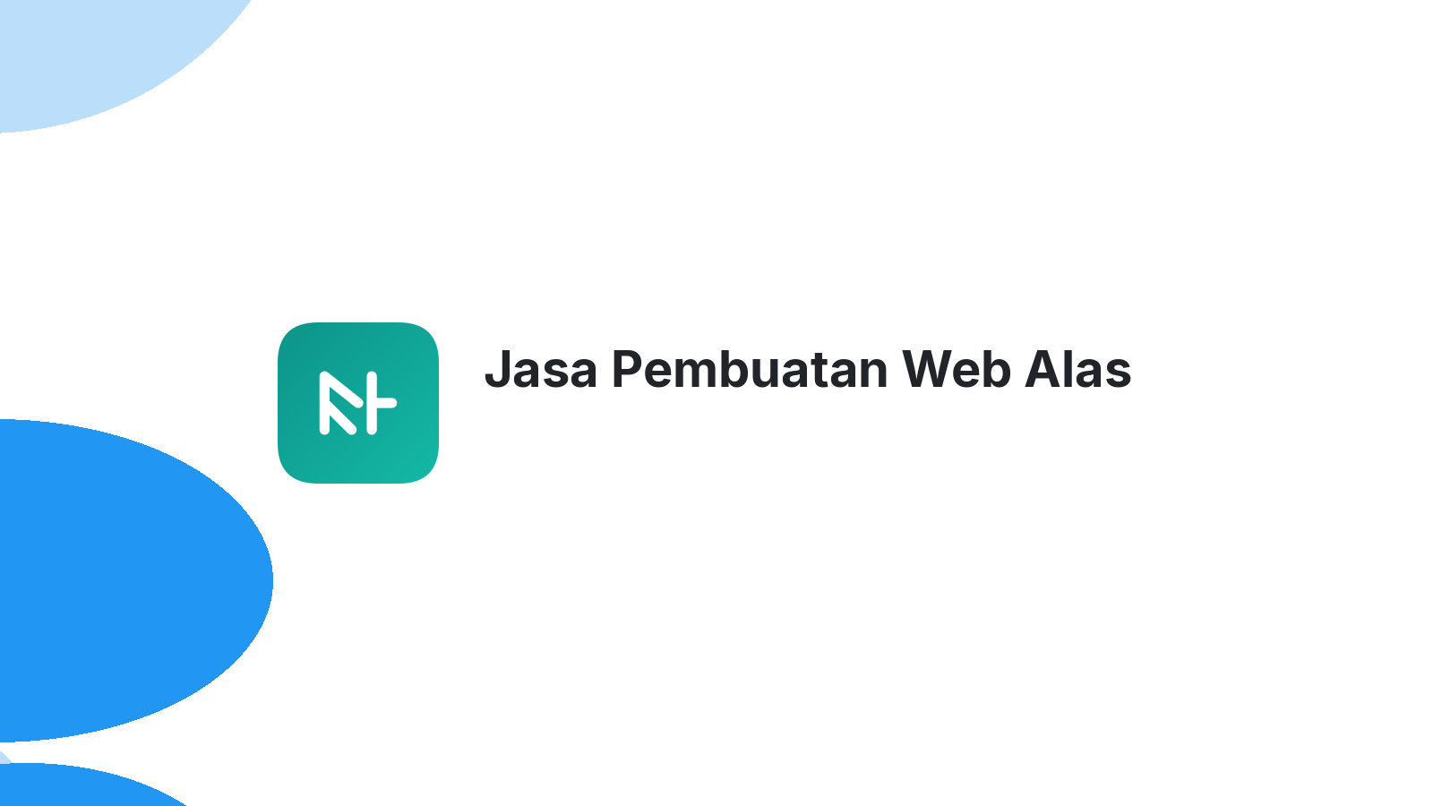 Jasa Pembuatan Web Alas