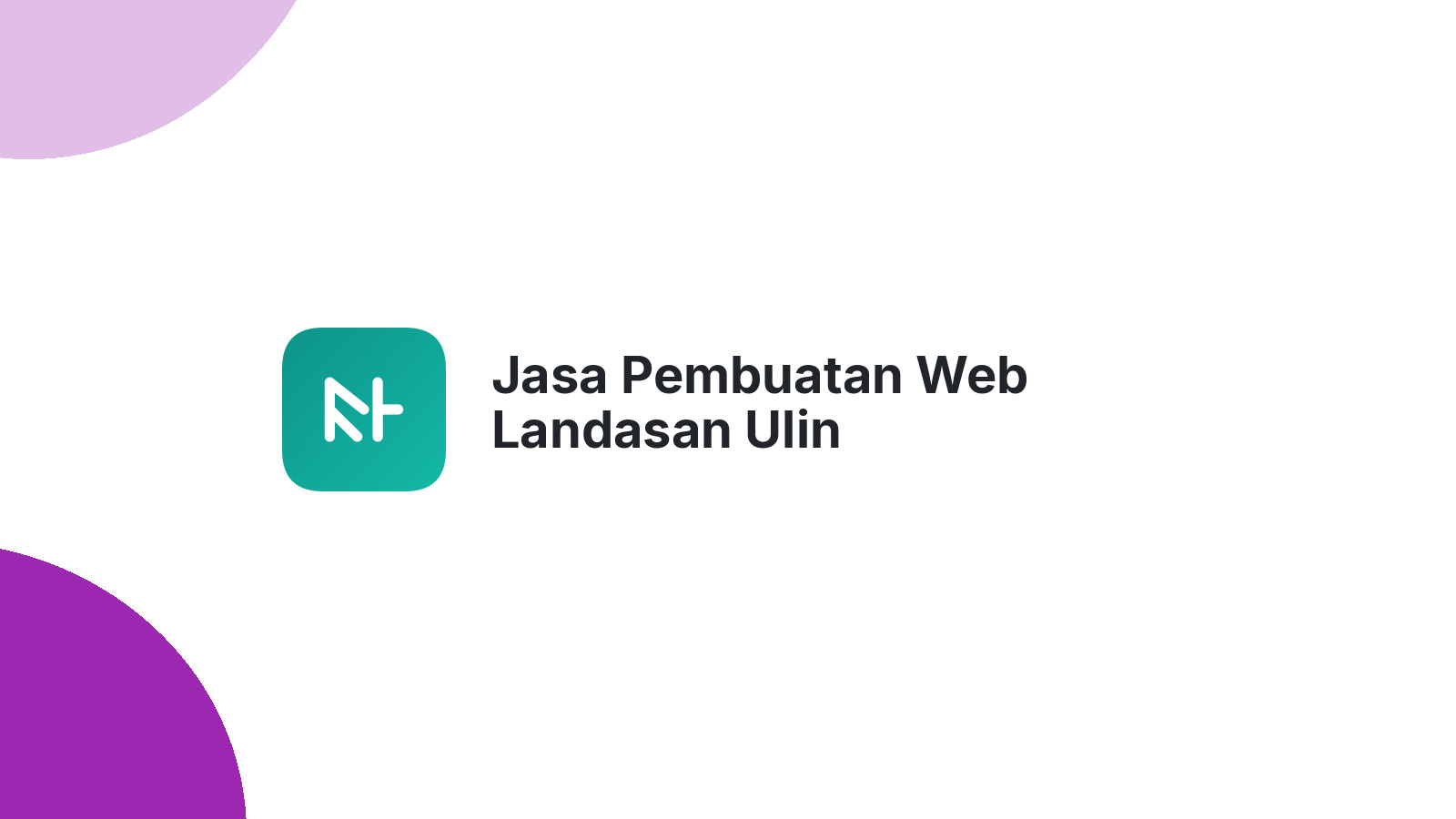 Jasa Pembuatan Web Landasan Ulin