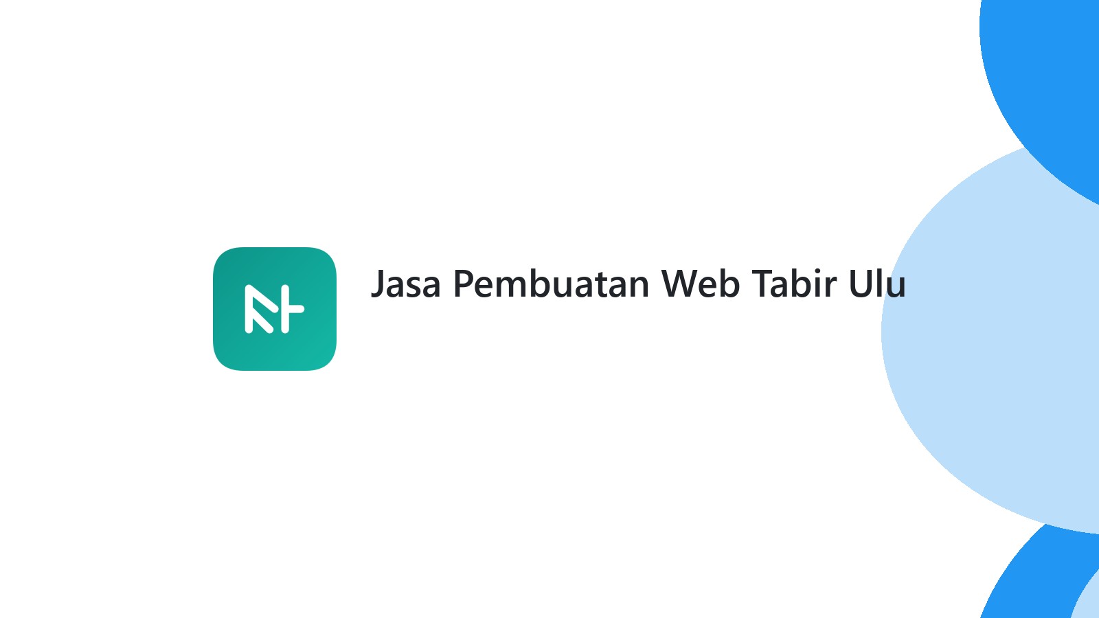 Jasa Pembuatan Web Tabir Ulu