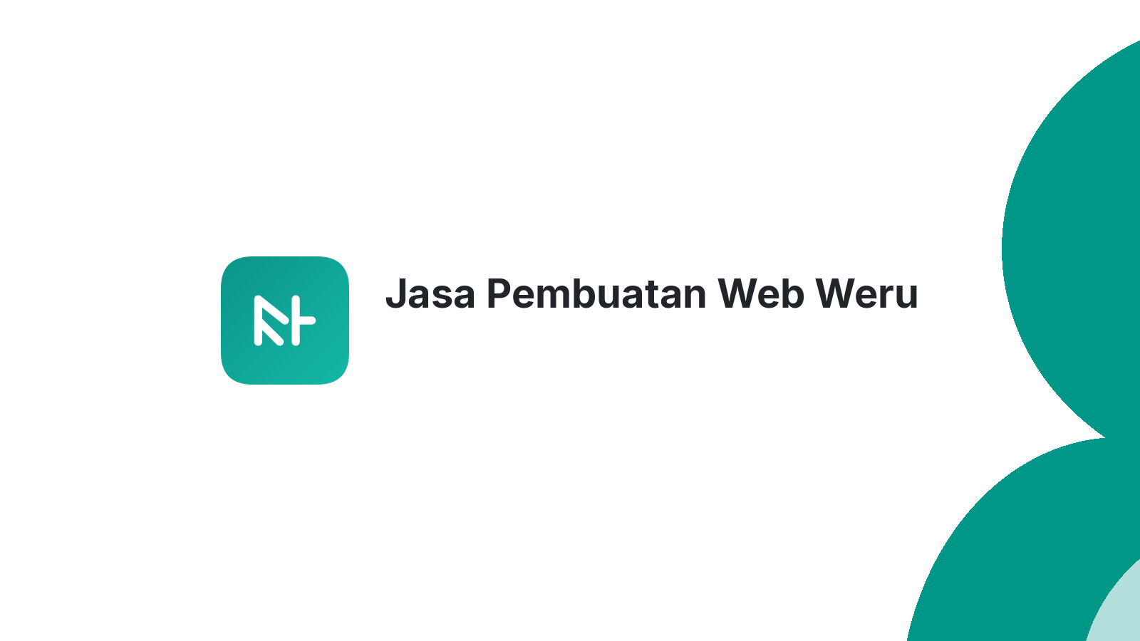 Jasa Pembuatan Web Weru