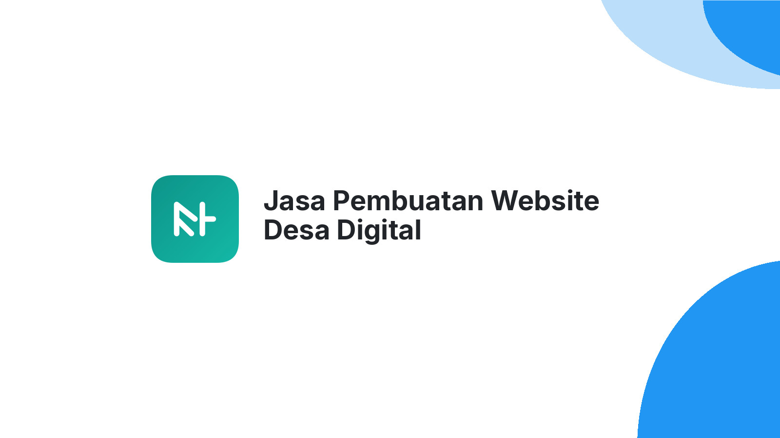 Jasa Pembuatan Website Desa Digital