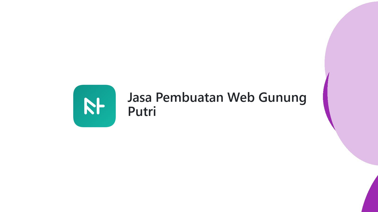 Jasa Pembuatan Web Gunung Putri