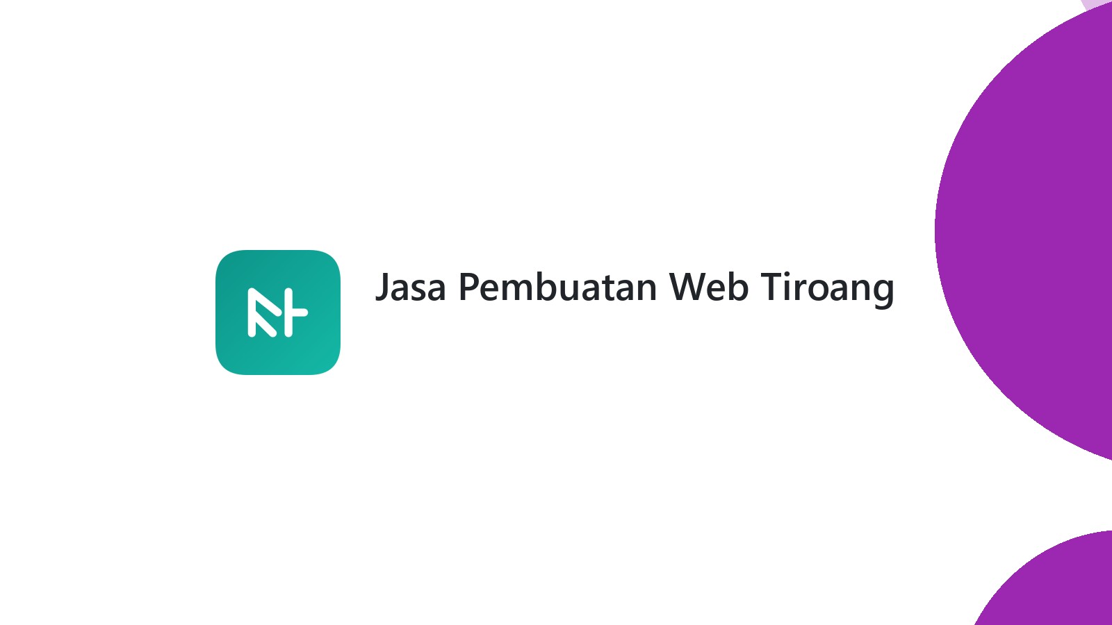 Jasa Pembuatan Web Tiroang
