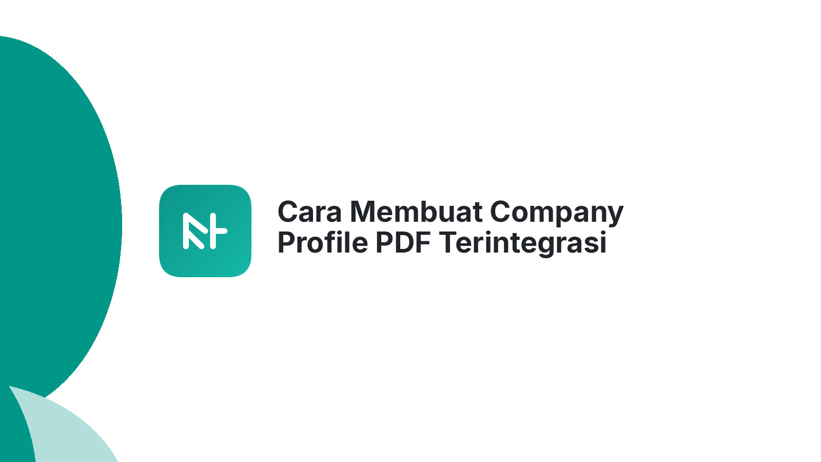Cara Membuat Company Profile PDF Terintegrasi Website