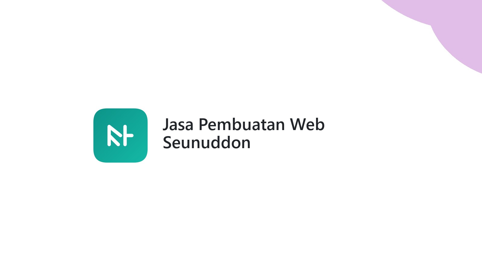 Jasa Pembuatan Web Seunuddon