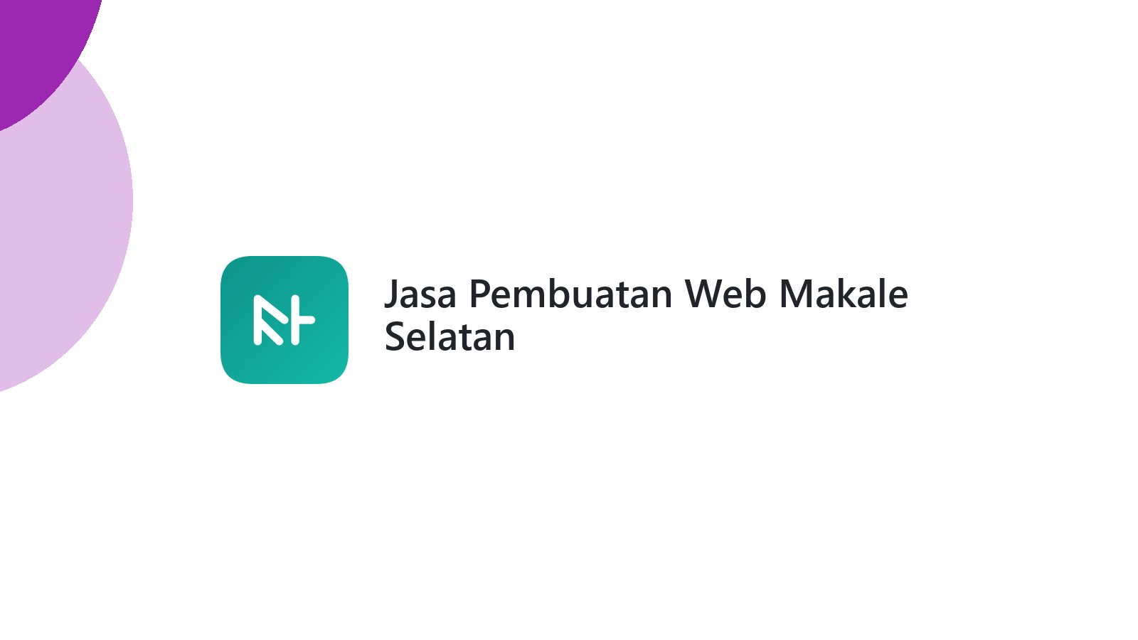 Jasa Pembuatan Web Makale Selatan