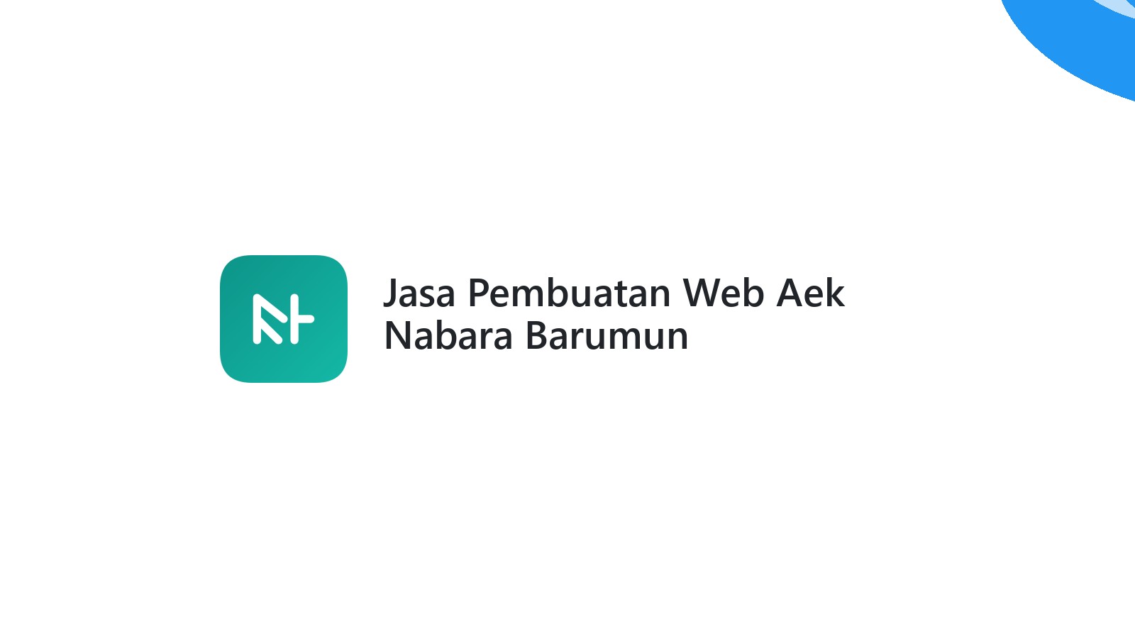 Jasa Pembuatan Web Aek Nabara Barumun
