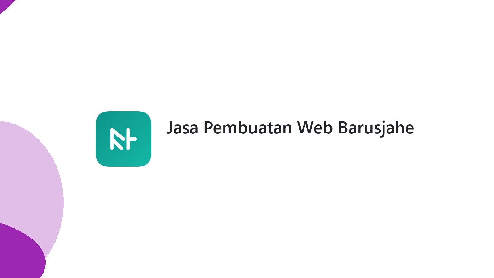 Jasa Pembuatan Web Barusjahe