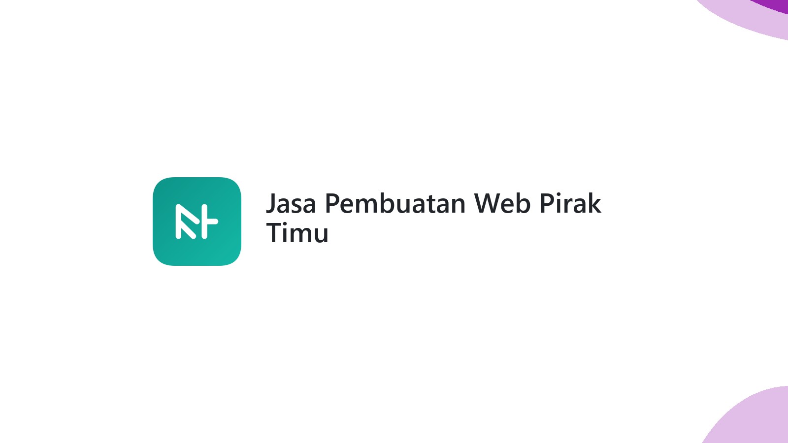 Jasa Pembuatan Web Pirak Timu