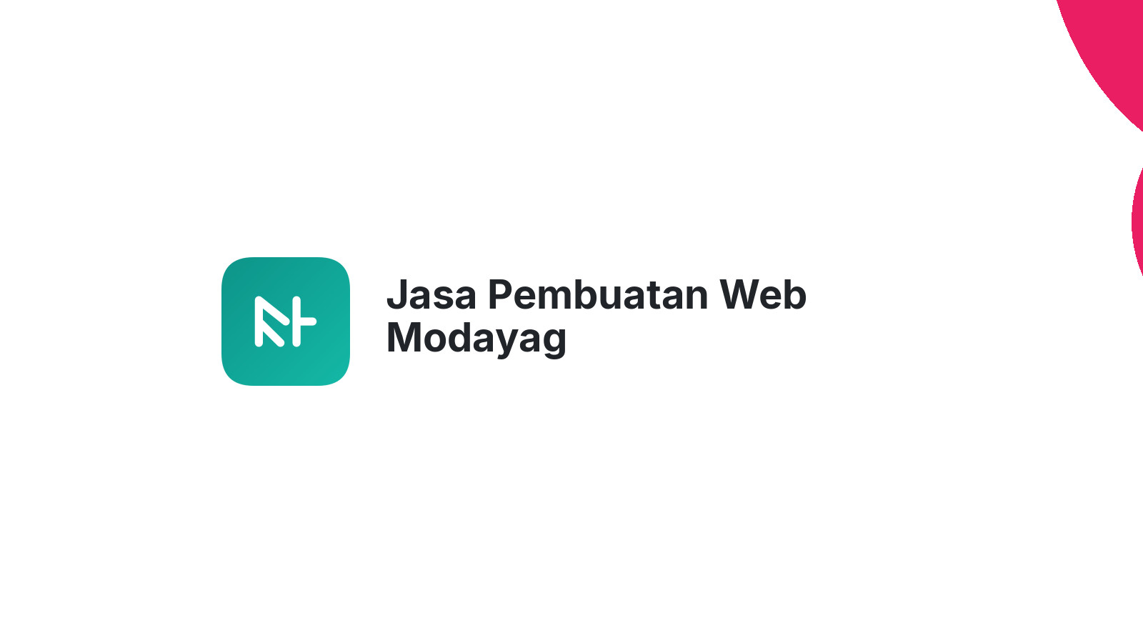 Jasa Pembuatan Web Modayag