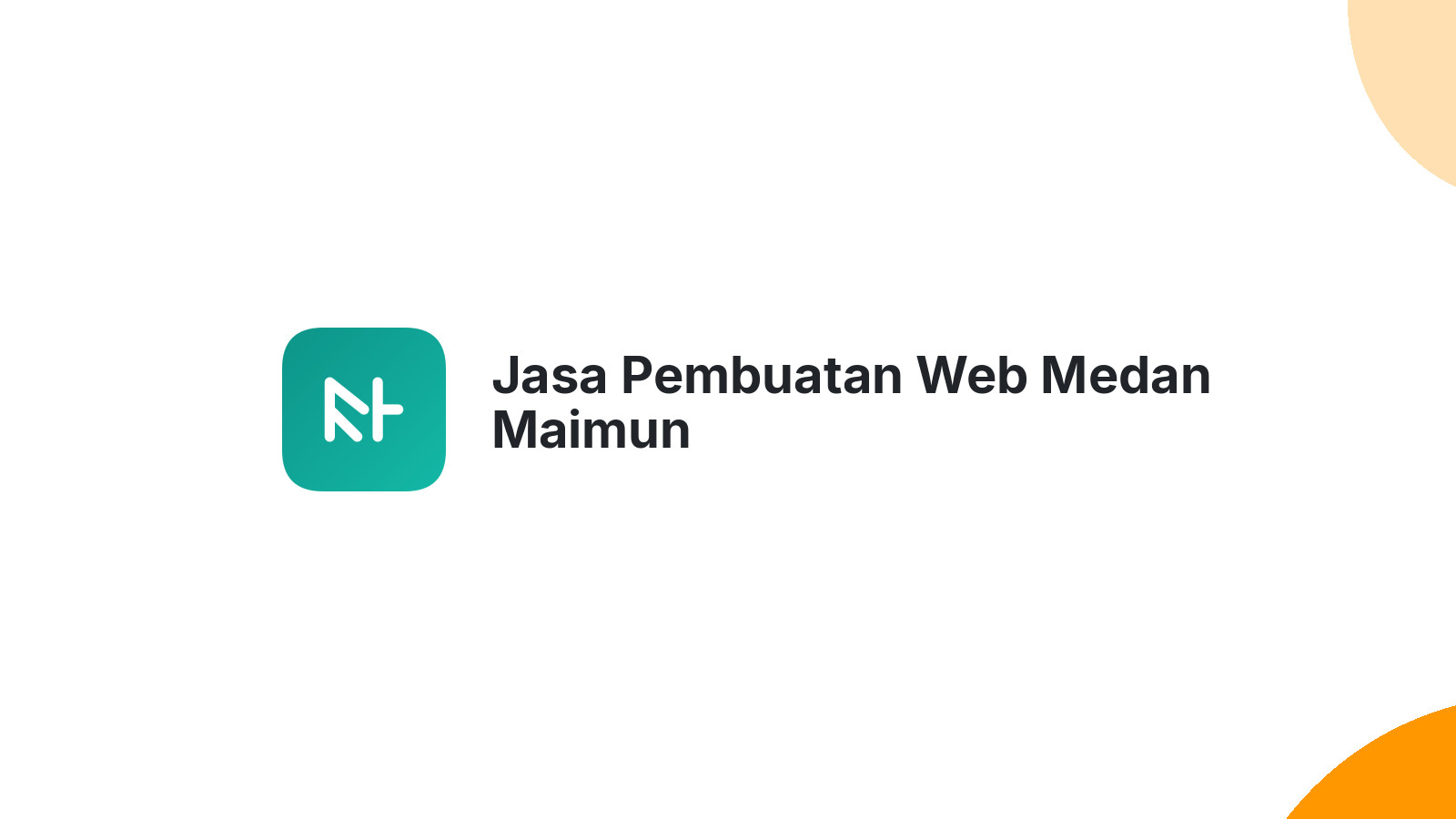 Jasa Pembuatan Web Medan Maimun