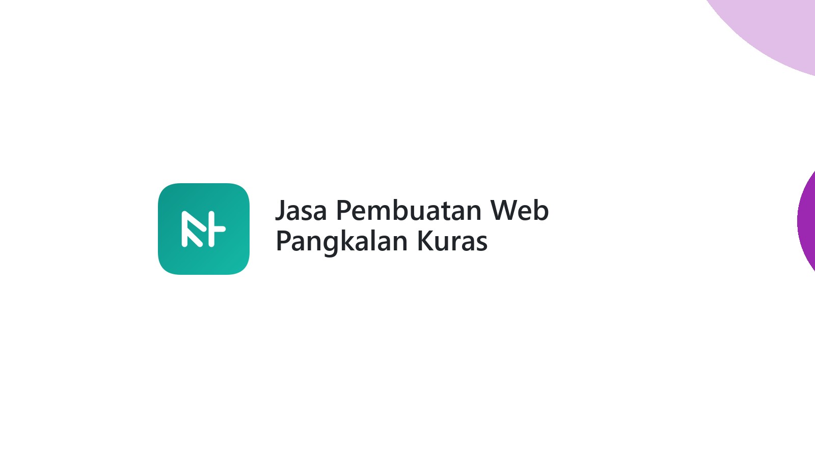 Jasa Pembuatan Web Pangkalan Kuras